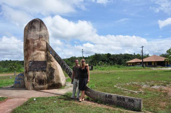 1000dias na metade do mundo, sobre a linha do Equador, no sul de Roraima